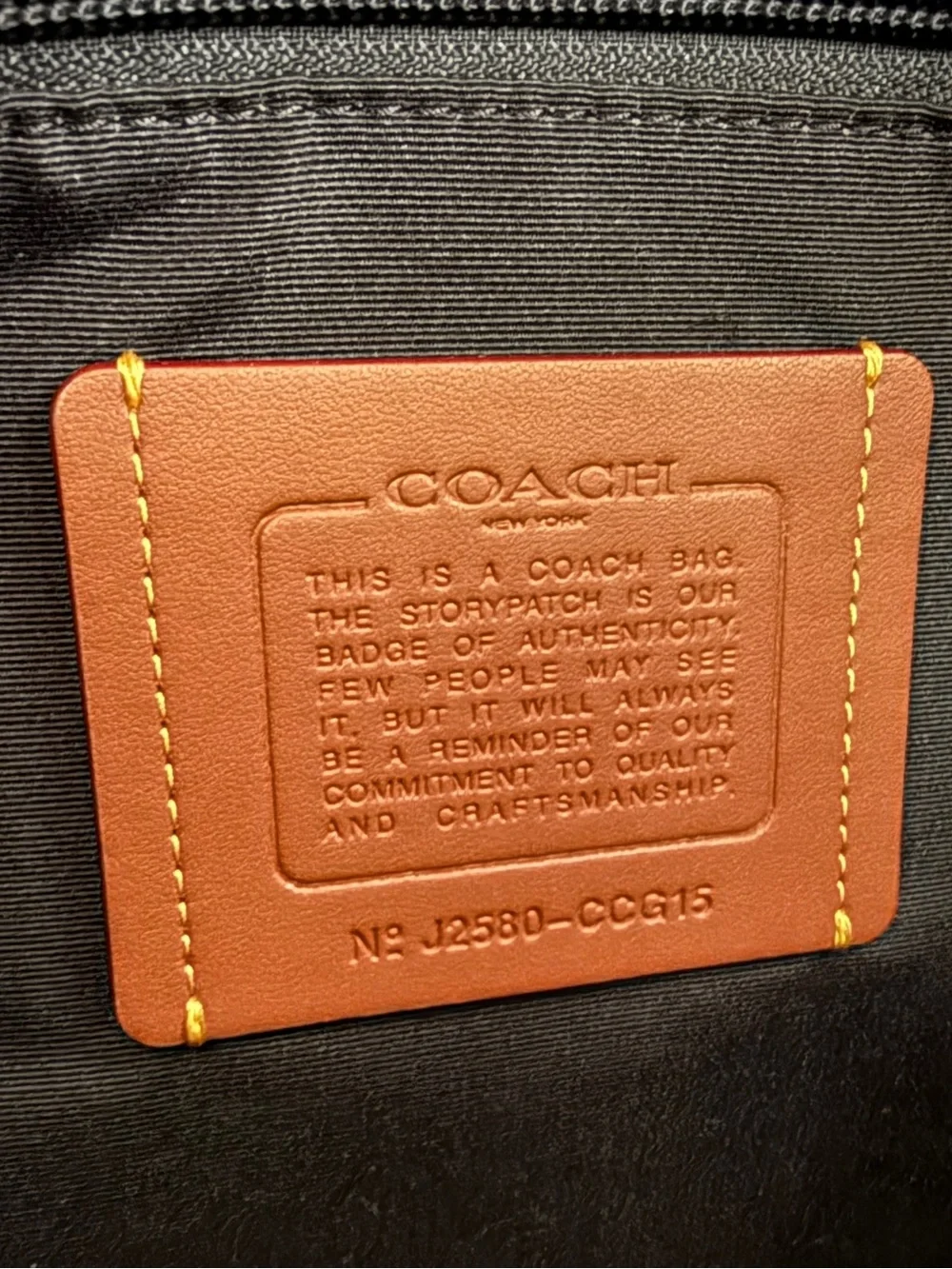 Authentic ‼️Coach Finn Crossbody Bag CCG15 Black